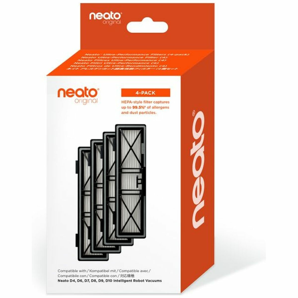 Neato Ultra Performance Filters 4 pack 48133 hero image