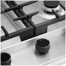 Omega 70cm Natural Gas Cooktop with Wok Burner Stainless Steel OCG705WX hero image