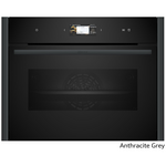 NEFF Flex Design 45cm Compact Oven with FullSteam Anthracite Grey C29FS31Y0A-AG hero image
