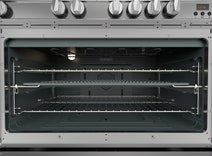 Glem 90cm Fan Assisted Gas Oven/Stove Black GS965GGN hero image
