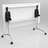 OLG Uni Flip Table 1500x750 White Worktop with White Frame OG_UNIFLIP1575W_W image NaN