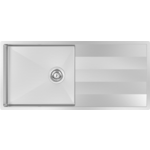 Abey ST460SU Lugano Single Bowl Sink with Drainer hero image