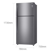LG 478L Top Mount Frost Free Fridge GT-515SDC hero image