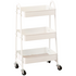 L.T. Williams 3-Tier Tray Trolley Metal White 8994 image NaN