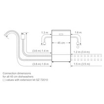 Bosch 45cm Series 6 Built Under Stainless Steel Dishwasher SPU6IMS01A hero image