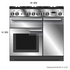 Falcon 90cm Nexus Freestanding Dual Fuel Oven/Stove White and Chrome NEX90DFWH-CH image NaN