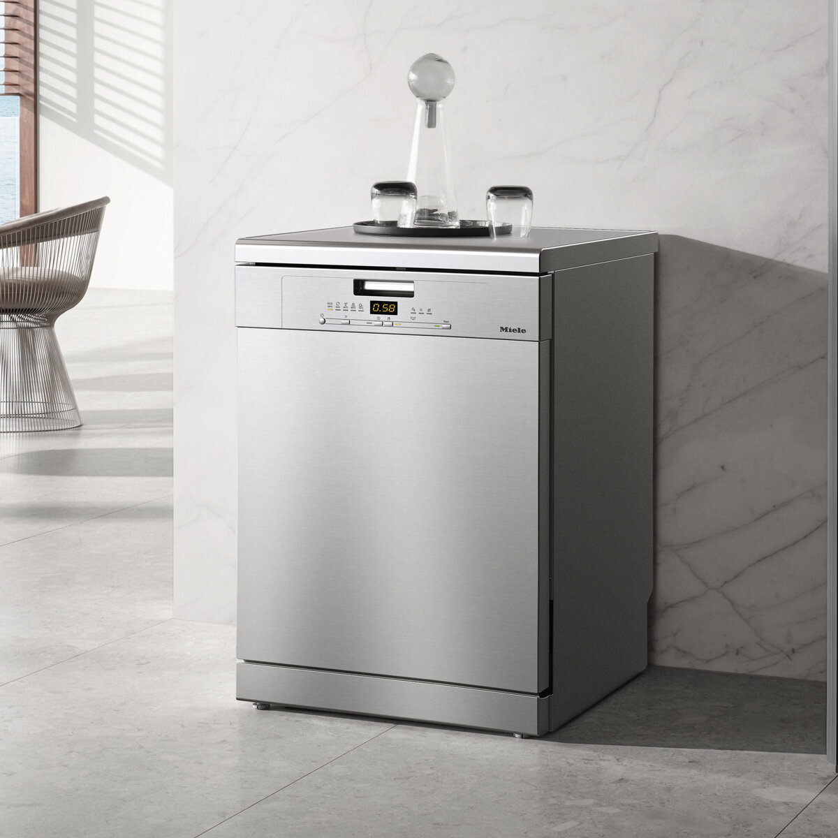 Miele g4203sc freestanding sales dishwasher