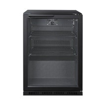 Husky 122L Single Door Homebar Drinks Chiller Black C1HHMBBKAU hero image