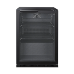 Husky 122L Single Door Homebar Drinks Chiller Black C1HHMBBKAU hero image