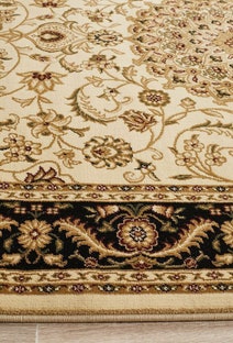 Rug Culture Sydney Small Ivory Black Rug 170X120CM - SYD-9-IB-170X120 hero image