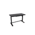 OLG Luxe Adjustable Glass Desk & Optic Chair Bundle 1200mm - Black - LXHDPKG_1_B image NaN