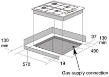 Chef GHC607S Gas Cooktop hero image