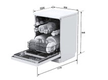Omega ODW717XB Freestanding Dishwasher hero image