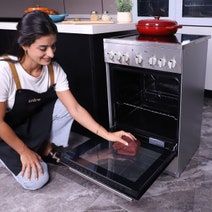 Linarie 50cm Freestanding Electric Oven with Ceramic Cooktop LFYC5060CX hero image
