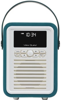 View Quest VQ-MINI-TL Retro Mini DAB+ FM Radio with Bluetooth hero image