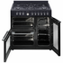 Artusi 90cm Dual Fuel Matte Black Freestanding Oven AFGR935B image NaN