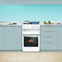 Haier 54cm Natural Gas Freestanding Oven White HOR54B5MGW1 hero image