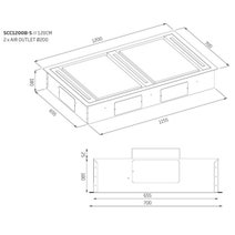Schweigen Silent Cassette Rangehood 120cm Black with Isodrive SE3200 Motor PKSCC1200B-SE hero image