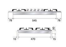 ILVE H70CVX 70cm Natural Gas Cooktop hero image