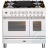 Ilve PD90BWMPSS Freestanding Dual Fuel Oven/Stove image NaN