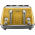 DeLonghi Icona Capitals Kettle and Four Slice Toaster Breakfast Pack CTOC4003YKBOC2001Y image NaN