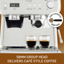 Sunbeam Barista Plus Espresso Machine Silver EMM5400SS hero image