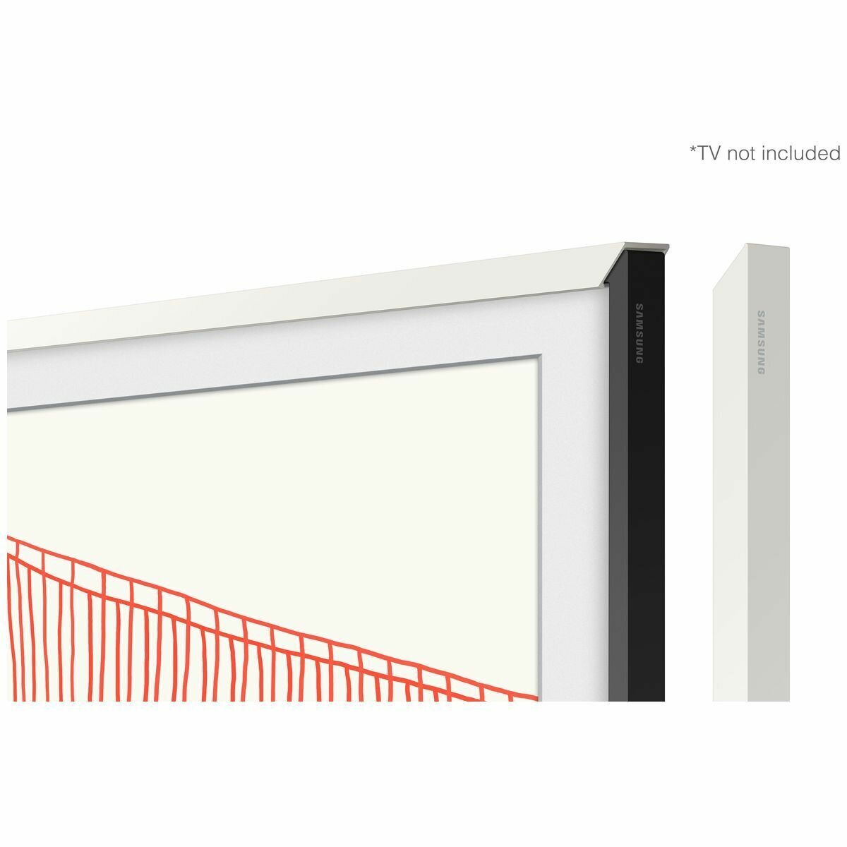 Samsung Customisable Modern Frame For 65 Inch Frame TV White VG-SCFA65WTBRU hero image