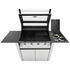 Beefeater 1600 Series SS Four Burner BBQ with Side Burner & Trolley BMG1641SA image NaN