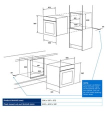 Westinghouse 60cm Stainless Steel Electric Built-In Oven WVE615SC hero image