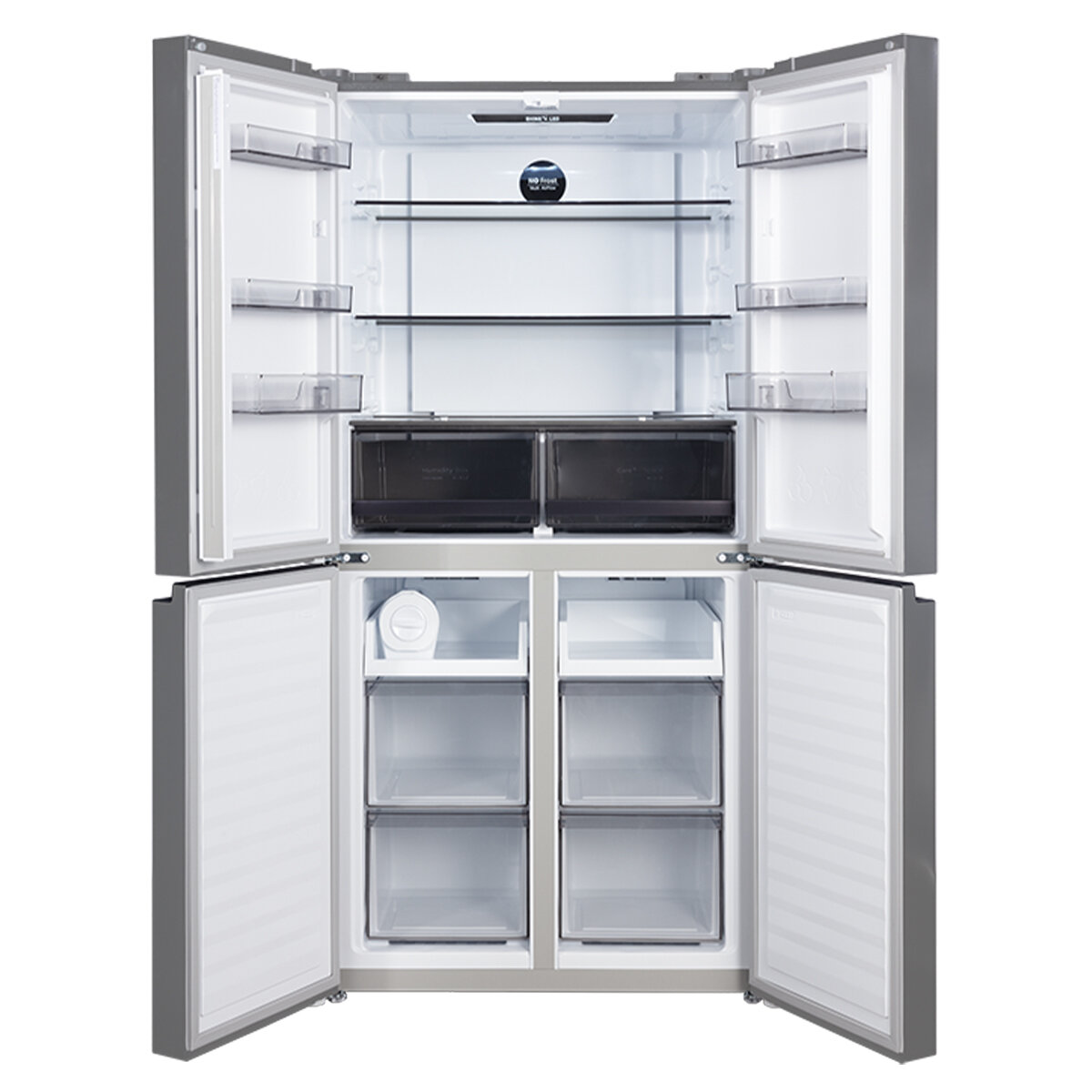 CHiQ 503L Four Door Fridge Silver CCD500NS