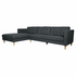 Ostro Esperence Three Seater Left Hand Chaise Sofa Dark Grey U501SALHFCSXDYX image NaN
