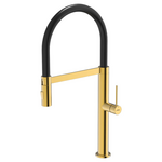 Abey 304 Chef Pull Out Kitchen Mixer Tap with Dual Spray Gold KTA019-G hero image