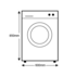 Samsung WD75J5410AW 7.5kg/4kg Washer Dryer Combo image NaN