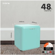 Linarie 48L Chatel Green Retro Mini Fridge LK48MBGREEN hero image