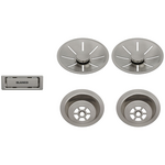 Blanco InFino Waste Kit for Double Bowl Satin Platinum 207410 hero image