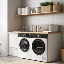 Onix 8kg Front Load Washer & Heat Pump Dryer NON-STACKABLE Laundry Package ON-FLW8W-ON-HPD8W hero image