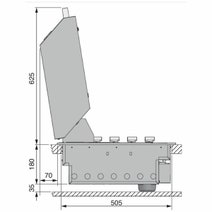 Artusi 80cm Built-In Gas BBQ with Dome Hood ABBQM2-ABBQMH2 hero image