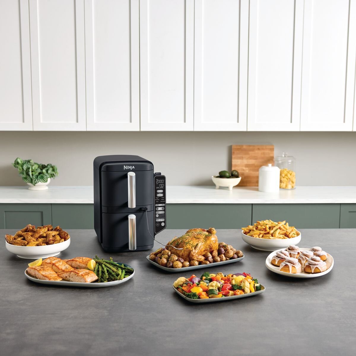 Ninja DoubleStack XXXL 9.5L Smart 2 Drawer Air Fryer SL451 hero image