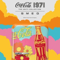 Smeg Unity Coca Cola FAB Fridge FAB28RDUN5AU hero image