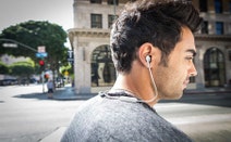 Silver JBL Tune 205BT Wireless Earbud Headphones JBLT205BTSIL hero image