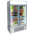 Schmick 810L Upright Glass Two Door Freezer White HUS-F10 image NaN