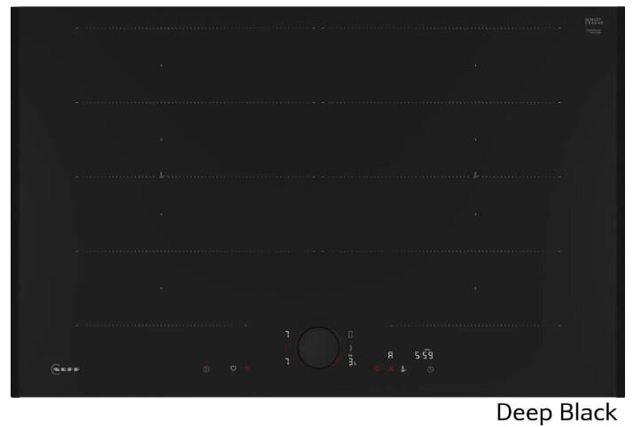 NEFF Flex Design 80cm N 90 Series Flex Induction Cooktop with Twistpad Deep Black T68YYY4C0-DB hero image