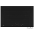 NEFF Flex Design 80cm N 90 Series Flex Induction Cooktop with Twistpad Deep Black T68YYY4C0-DB image NaN