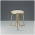 Kalona The Hill 45cm Round Side Table Champagne Marble HILL11AMATAJSBBRABRZ image NaN
