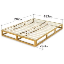 Zinus King Wooden Pallet Bed Frame Pine Wood AU-WDBF-8K hero image