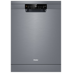 Haier 60cm Freestanding Dishwasher Satina Silver HDW15F2S1 hero image