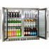Rhino 208L Heated Glass Two Door Bar Fridge Stainless Steel SG2H-HD image NaN