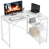 Zinus 100 cm L Shaped Computer Desk White AU-UDDDS2ZC-40W image NaN
