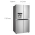 LG GF-5D712SL 712L French Door Fridge image NaN