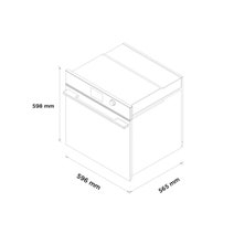 Fisher & Paykel Series 9 Minimal 60cm Handleless Pyrolytic Oven Black Glass OB60SMPTNB1 hero image